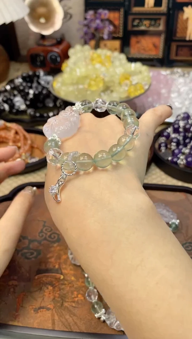 【闪购商品】萤石手链未镶嵌6014手串