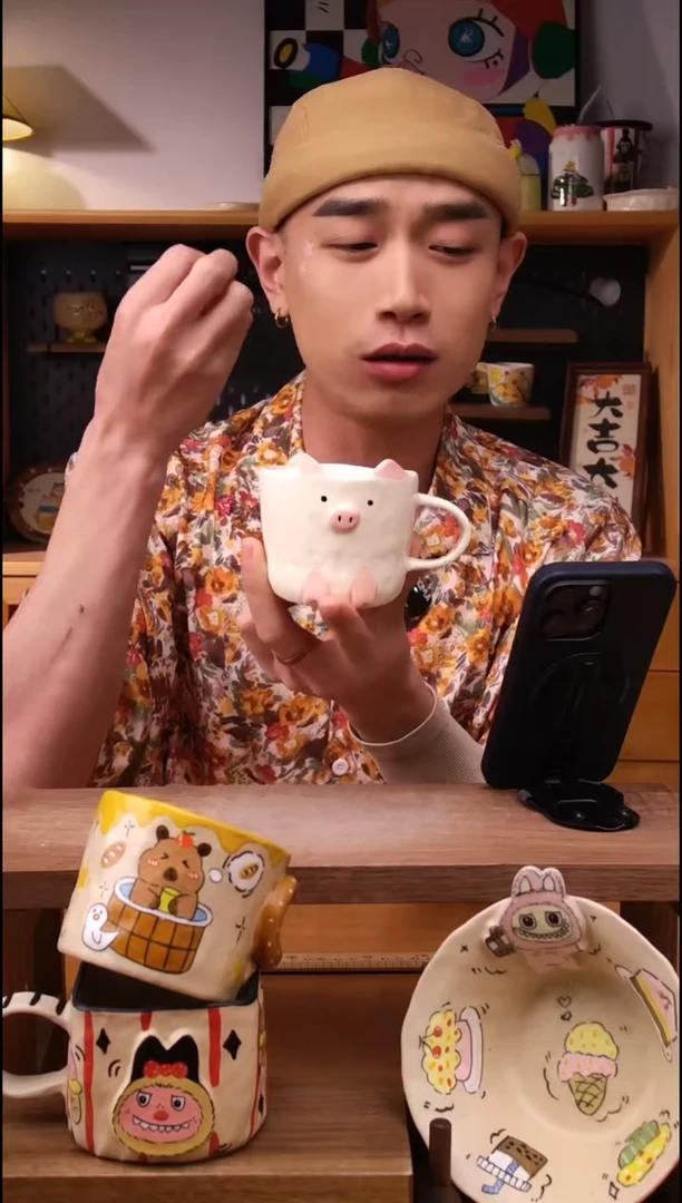 碗景德镇可爱设计师款陶瓷