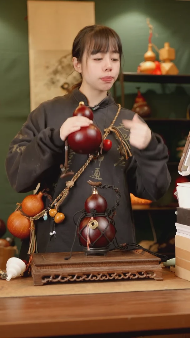 100号精品天然大漆酒葫芦一物一拍~