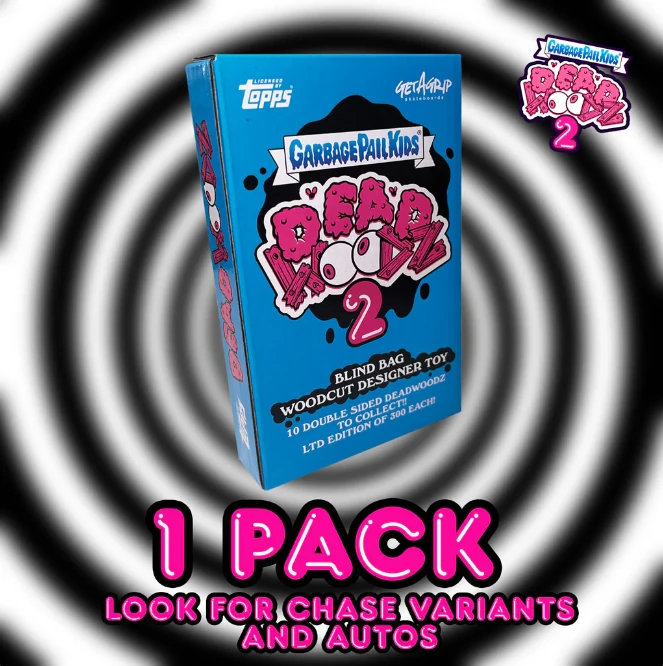 Topps 垃圾桶小子 DEADWOODZ2 木板盲盒