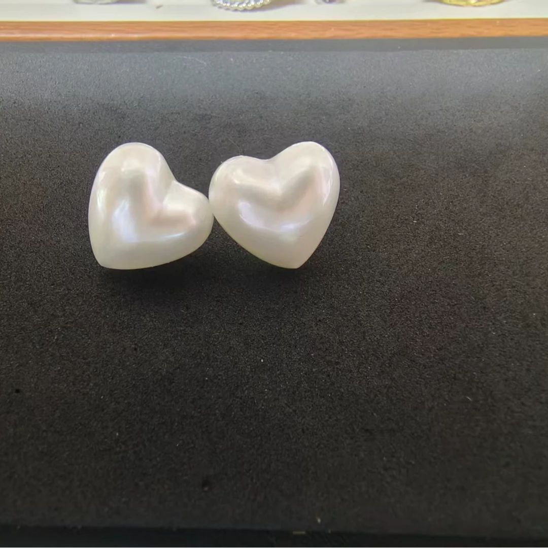 特选高级海水爱心马贝珍珠14-15mm  时尚高级