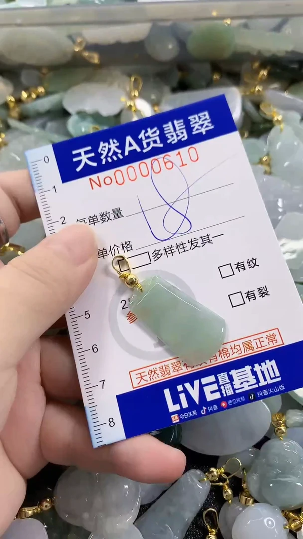 颈饰未镶嵌翡翠天然A货翡翠