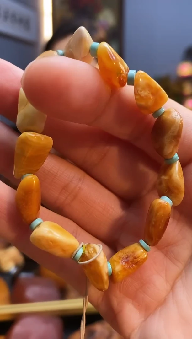 手链琥珀未镶嵌手串