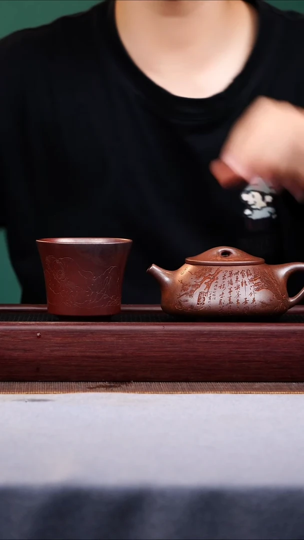 茶壶紫砂宜兴原矿紫砂作品