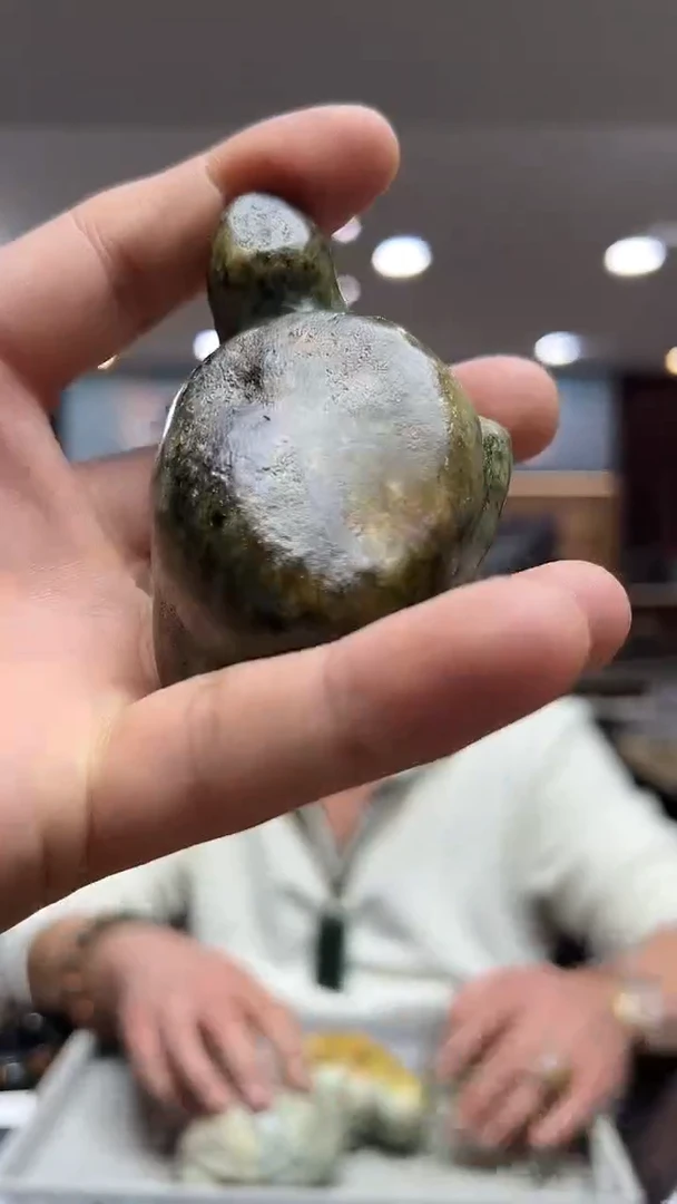 未镶嵌岫岩河磨玉（透闪石质玉）把件多样性发货其中发一