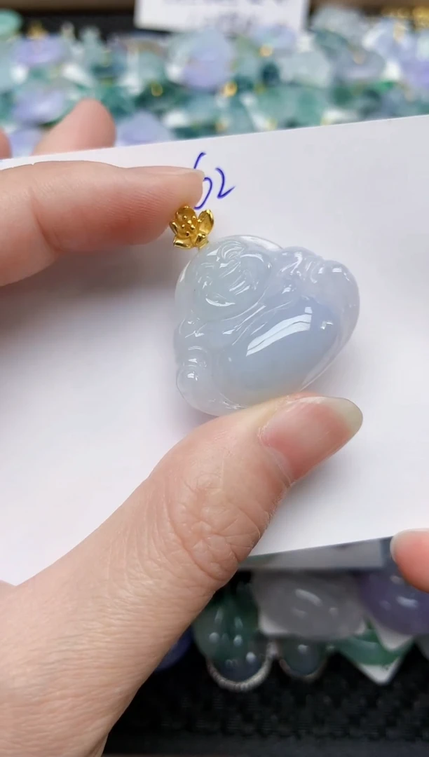 颈饰未镶嵌翡翠 天然缅甸A货翡翠百元以上9元证书费自理q