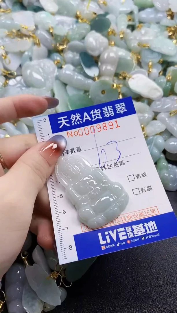 颈饰未镶嵌翡翠天然A货翡翠