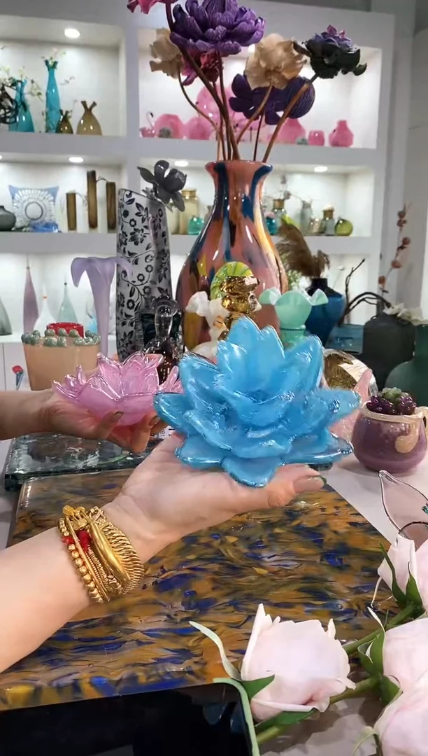 慕忆家手作琉璃花瓶