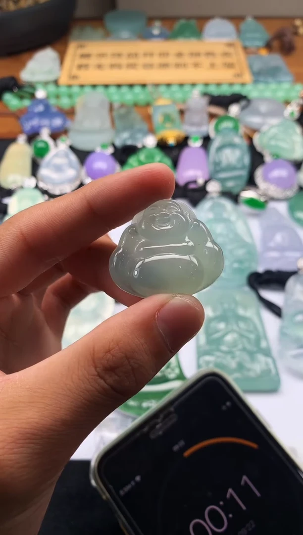 定制翡翠未镶嵌S毛货不退不换