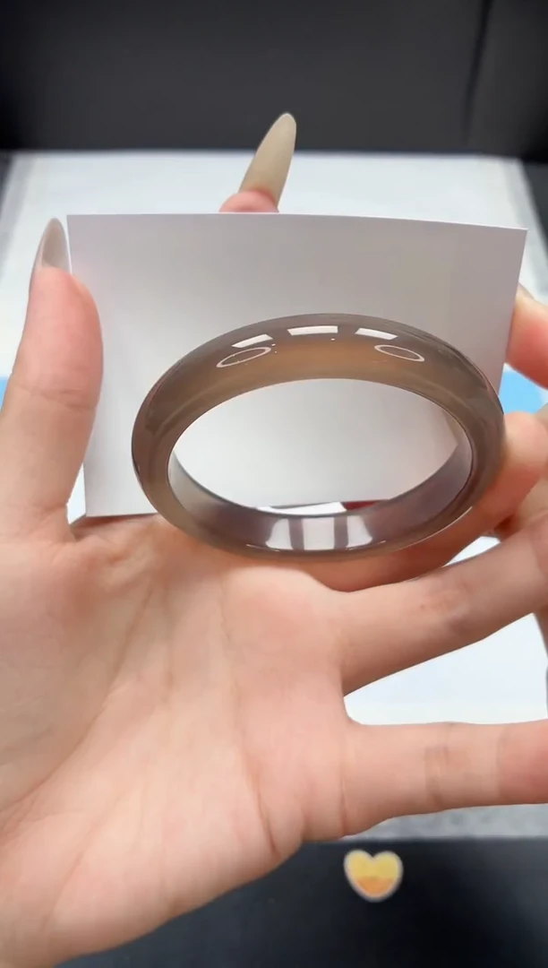 石英质玉手镯未镶嵌260/灰冰54.5