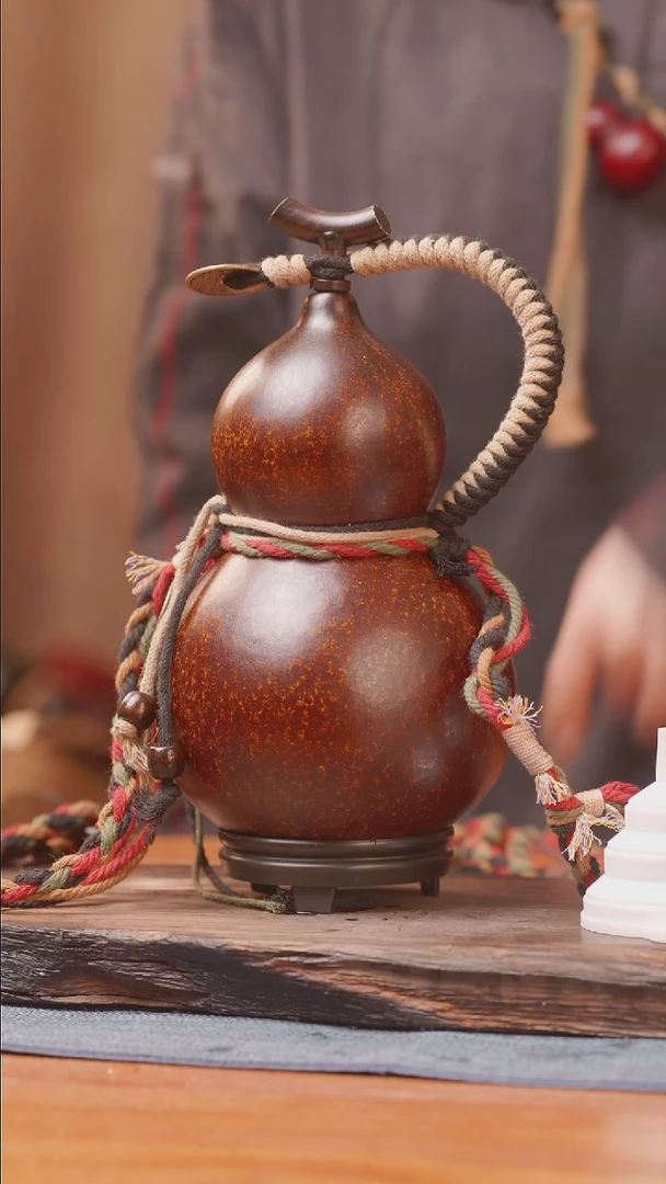 1277号链接精品大漆葫芦现货现发[一物一拍]（600-700l）