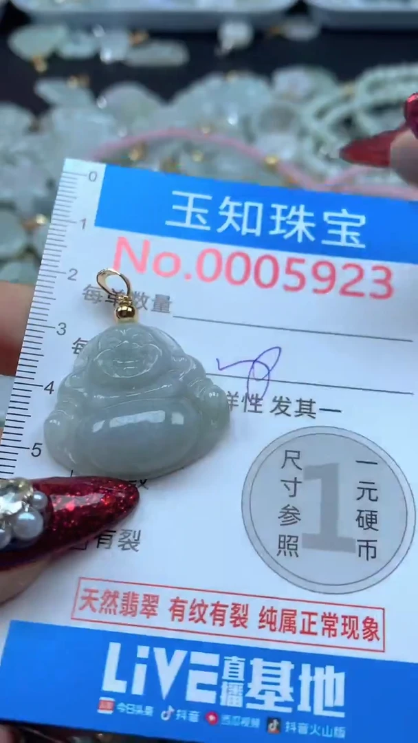 吊坠(不含链)未镶嵌翡翠5923