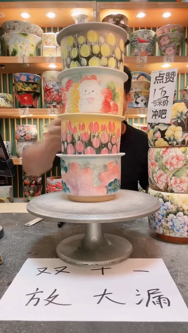 瓷片默认微瑕一物一拍1110-075-4个