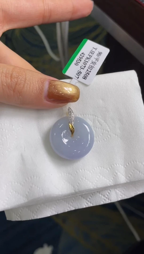 18K金镶嵌定制翡翠DDJ46999