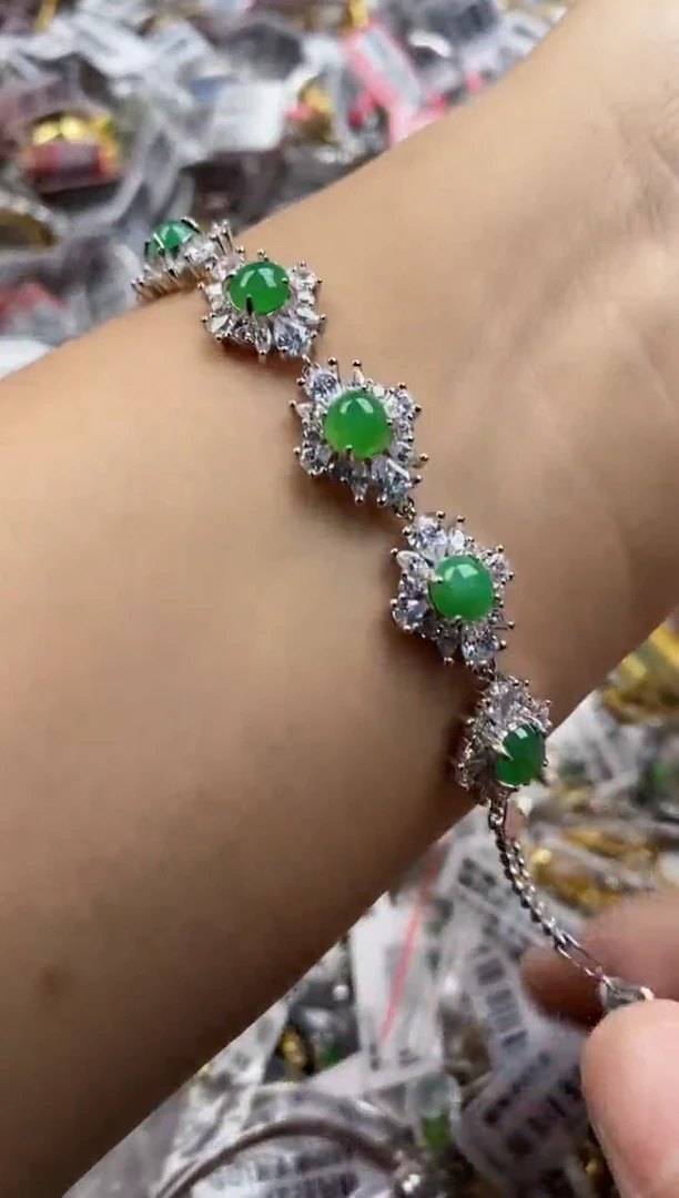 翡翠戒指银S925镶嵌1111    8