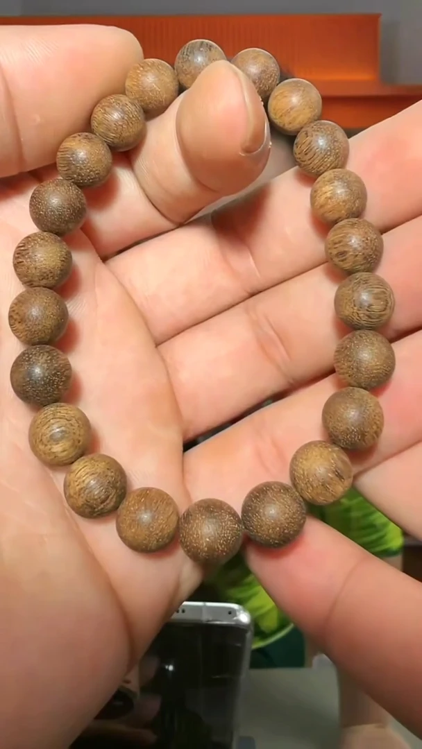 沉香手串110号单圈大叻9g0.9多样性发一