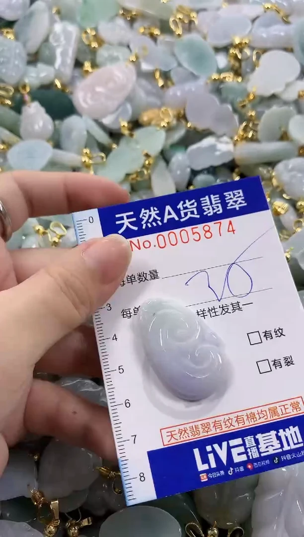 颈饰未镶嵌翡翠天然A货翡天然A货翡翠翠
