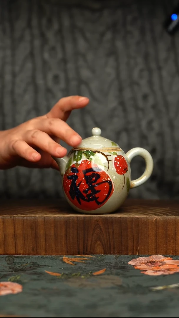 杯釉下彩手工手绘同款陶器