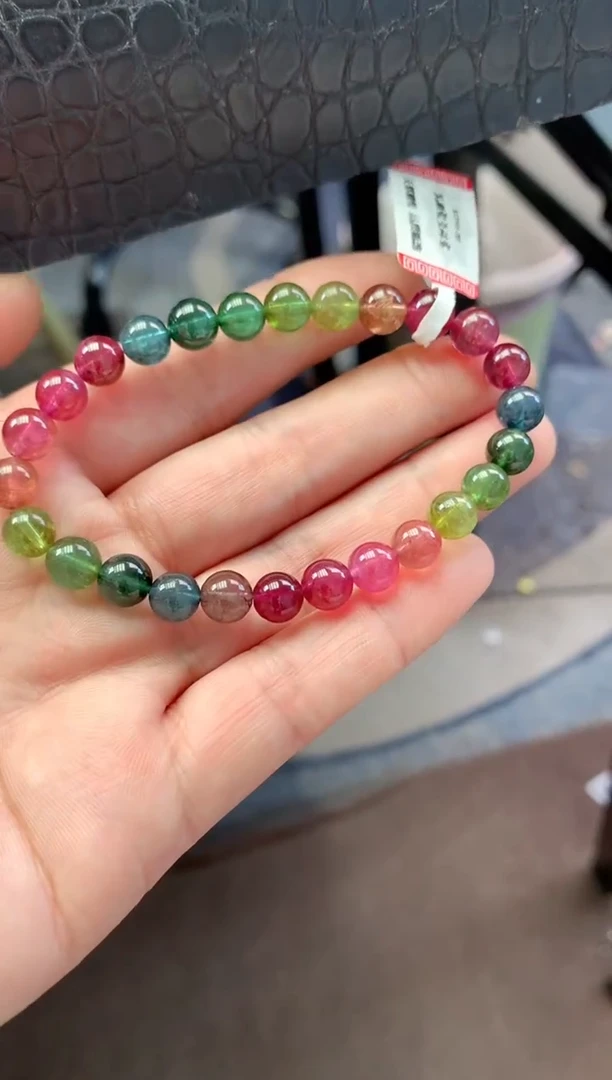 未镶嵌手串碧玺多样性发一条