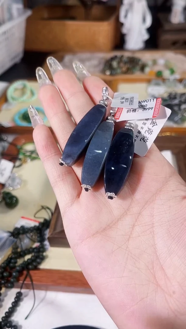 吊坠(不含链)银S925镶嵌和田玉多样性发货其一孤品默认微瑕