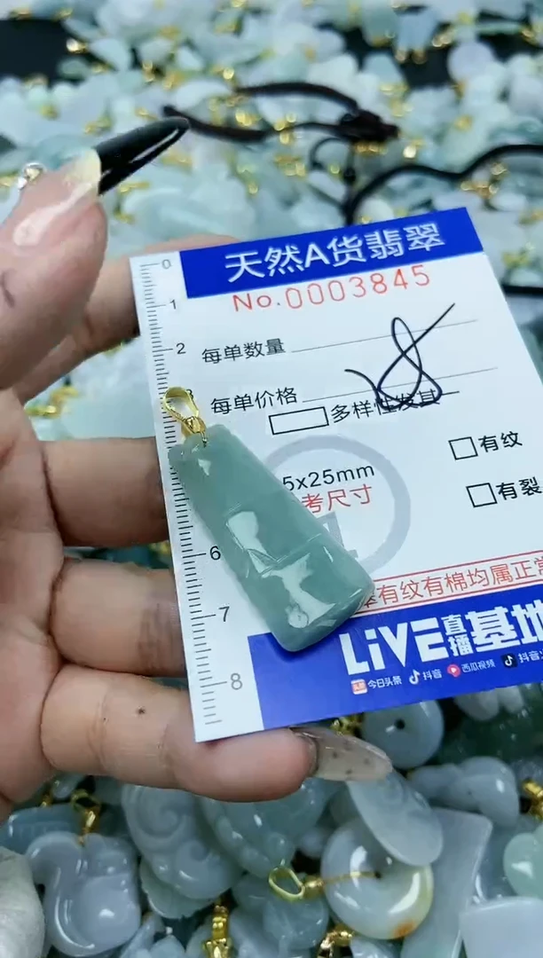 【闪购商品】翡翠颈饰未镶嵌天然A货翡翠