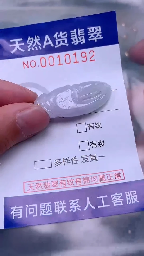 翡翠未镶嵌吊坠(不含链)1