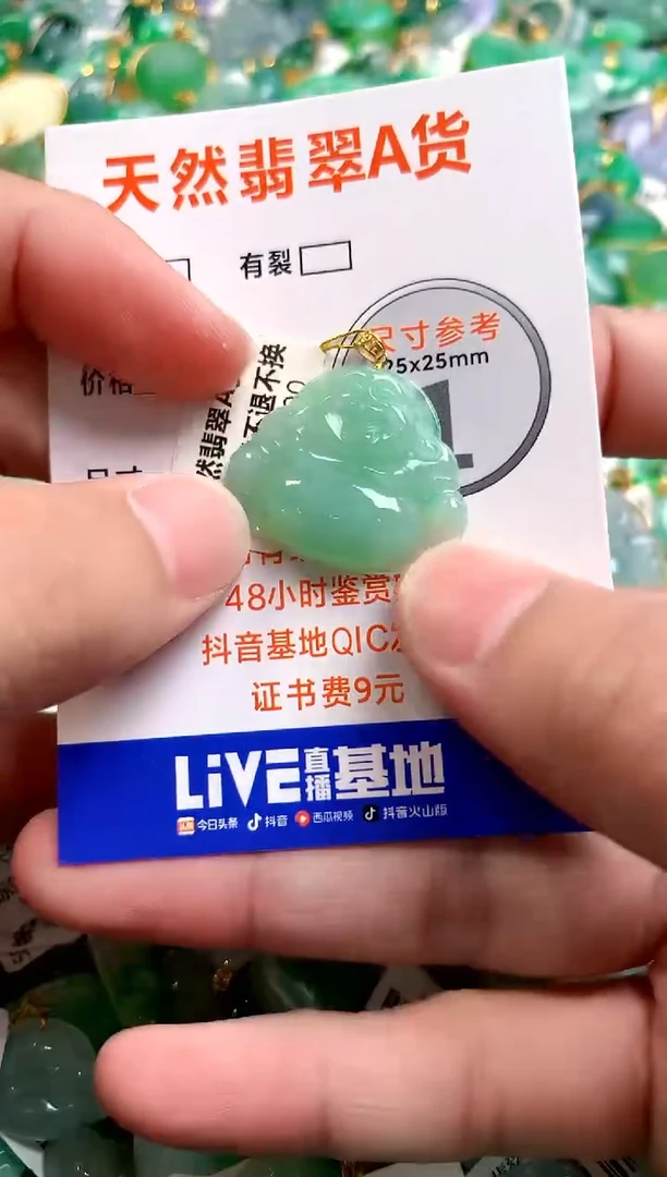 颈饰18K金镶嵌翡翠0265101519