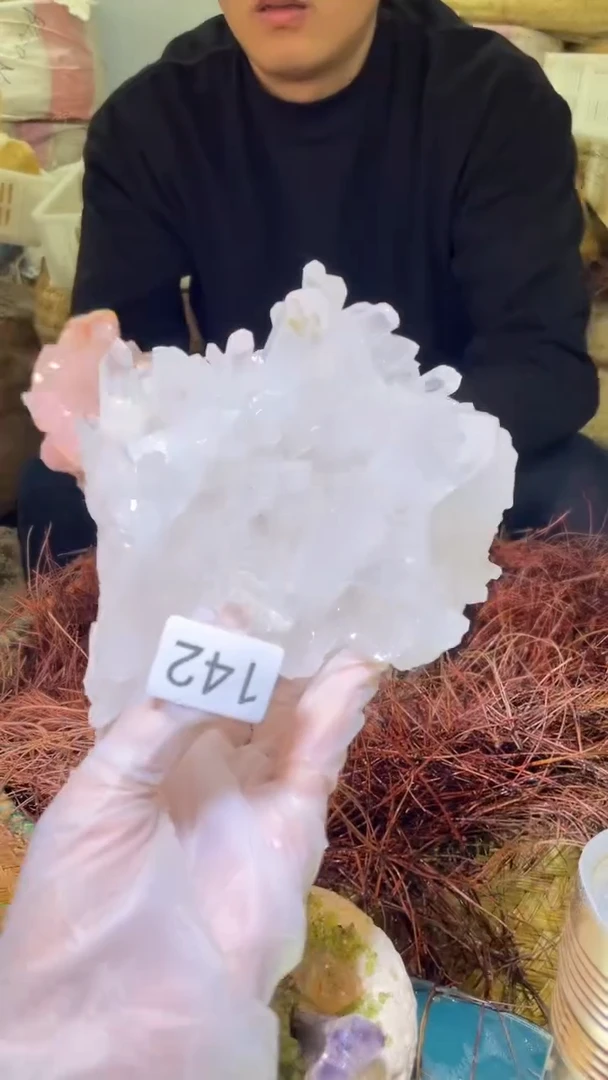 未镶嵌珠宝半成品水晶晶簇-142