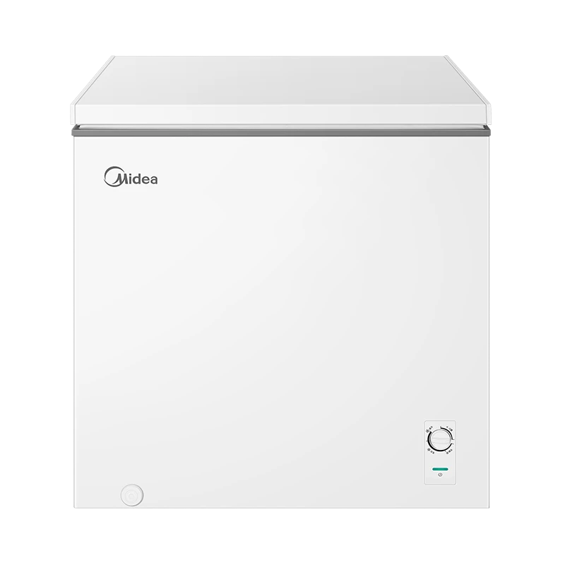 美的家用商用冰柜冷藏冷冻卧式单顶开减霜抑菌大容量一级能效202L