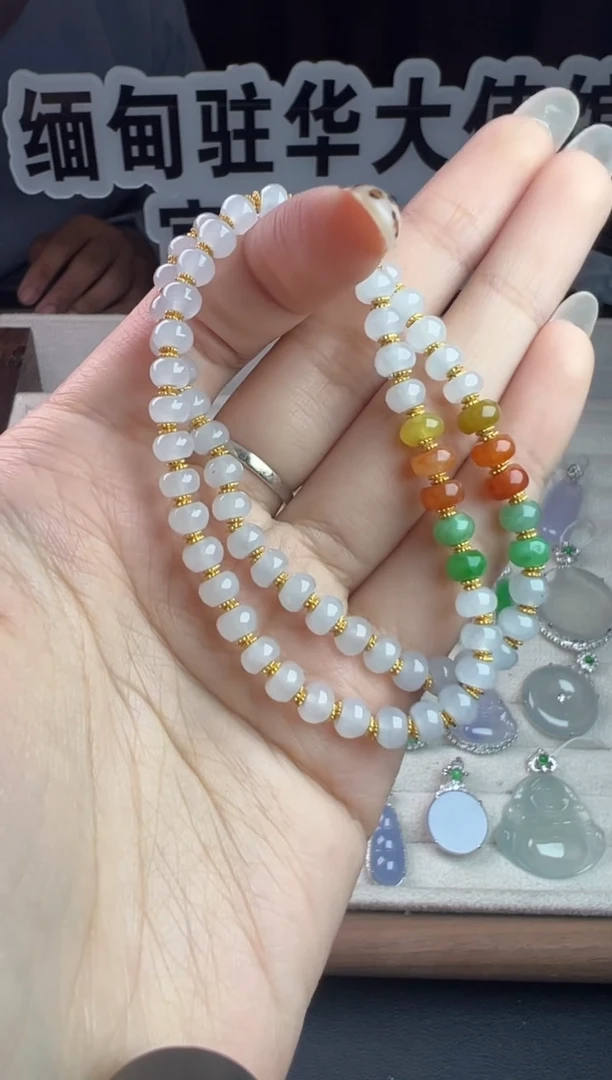 银S925镶嵌手链翡翠缅甸珠宝严选馆多样性发其一