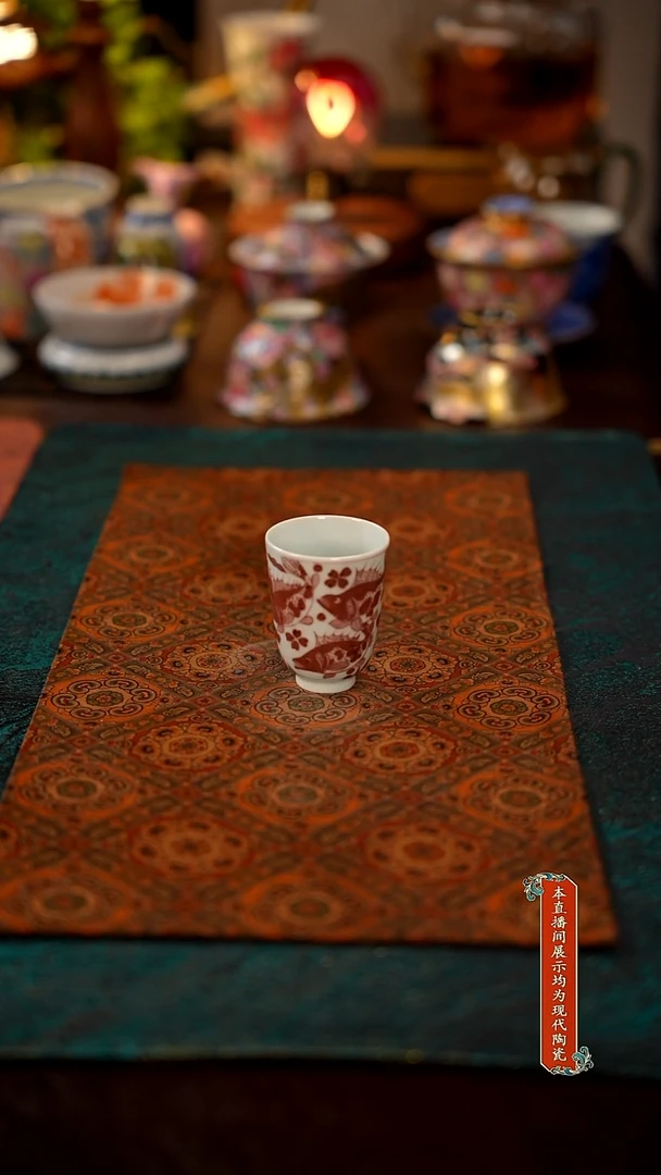 瓷片景德镇窑口茶器7681