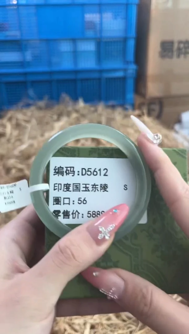 未镶嵌手镯石英质玉D5612