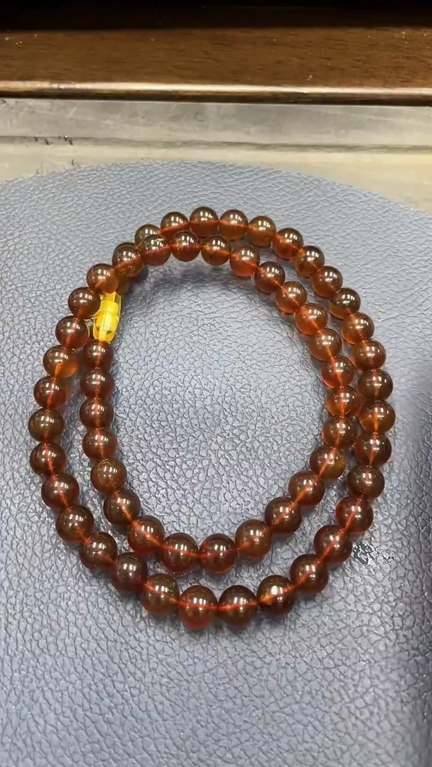 裸石琥珀未镶嵌天然紫罗兰卡8项链假一赔十多样性发其一