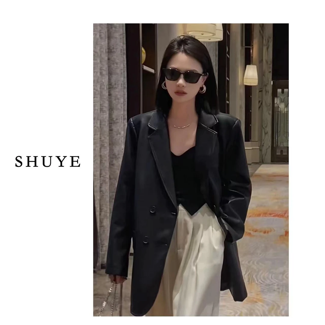 SHU YE    大幂幂皮衣   活性蛋白皮衣