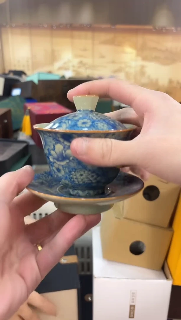 【闪购商品】青花盖碗链接已开 拼拼手速！！！