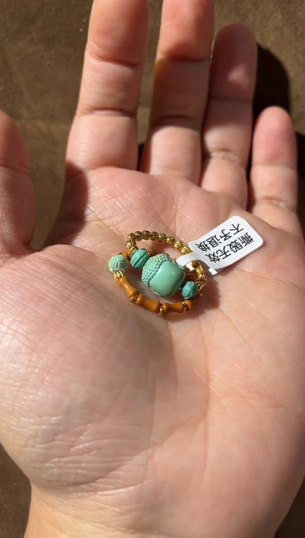 【闪购商品】绿松石戒指未镶嵌绿松石戒指