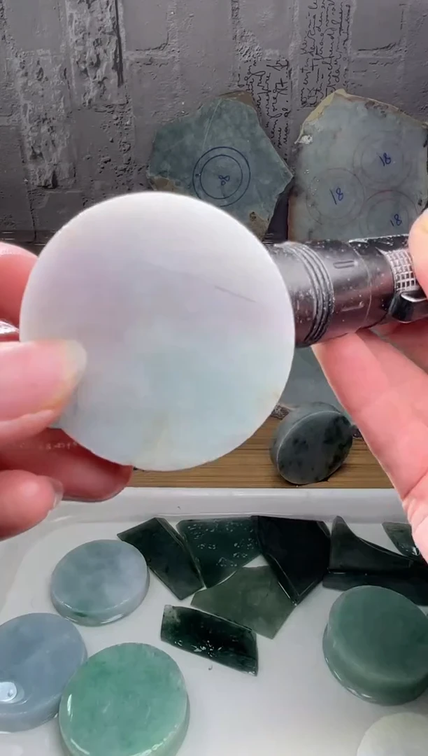 裸石翡翠天然翡翠A货古 南 024