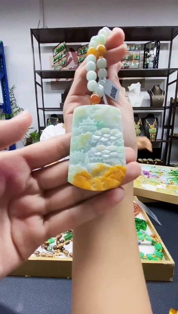 颈饰未镶嵌翡翠翡翠吊坠