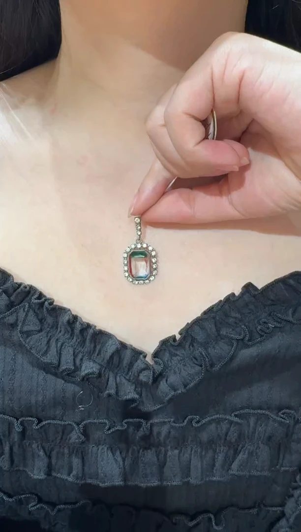 非金属无老银放糖吊坠