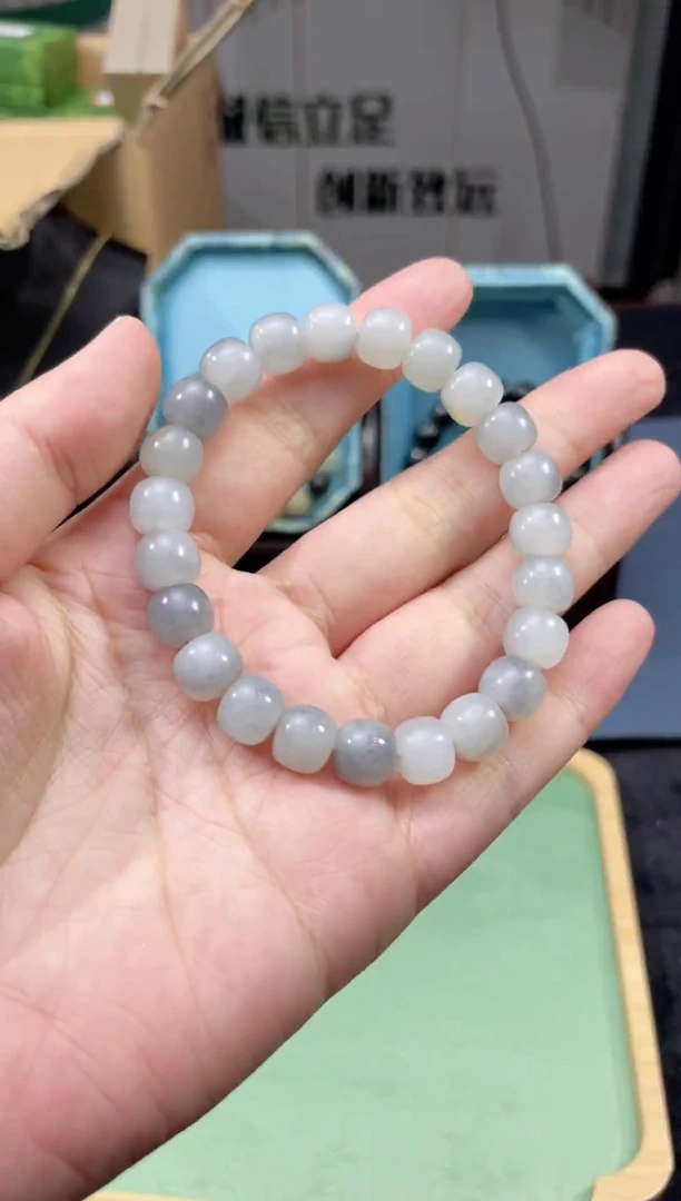 未镶嵌手串和田玉和田玉青花手串