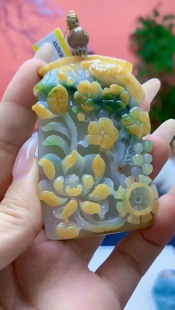 未镶嵌定制翡翠3099ty-毛货挂件17