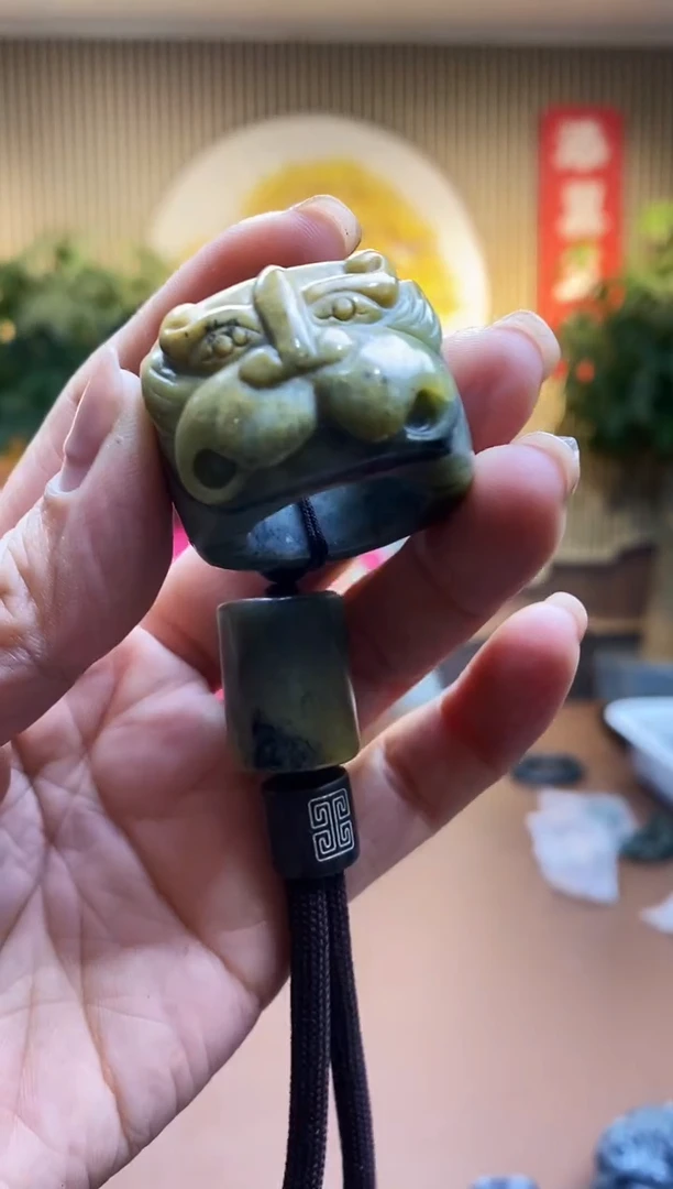 岫岩河磨玉（透闪石质玉）未镶嵌挂件多样性随机发一