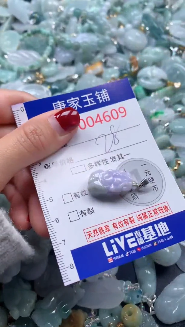 颈饰未镶嵌翡翠4609