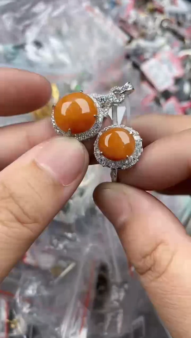 银S925镶嵌戒指翡翠2020   1