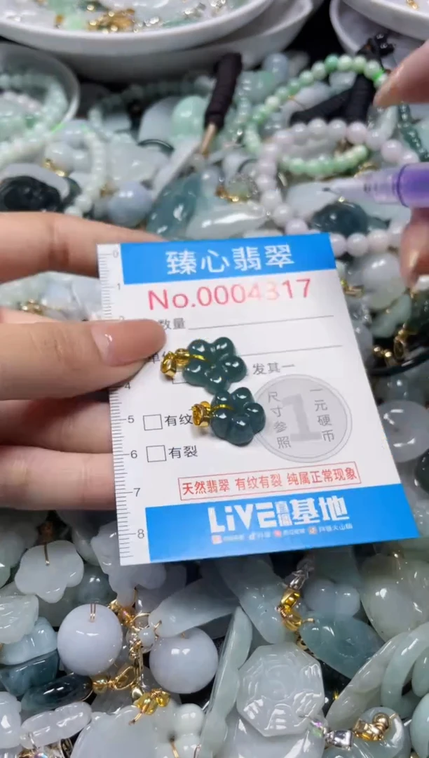 颈饰未镶嵌翡翠4317