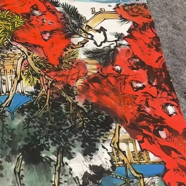 橱窗展示/山艺文化/ 苏珊老师/宣纸国画/带证书(展示）