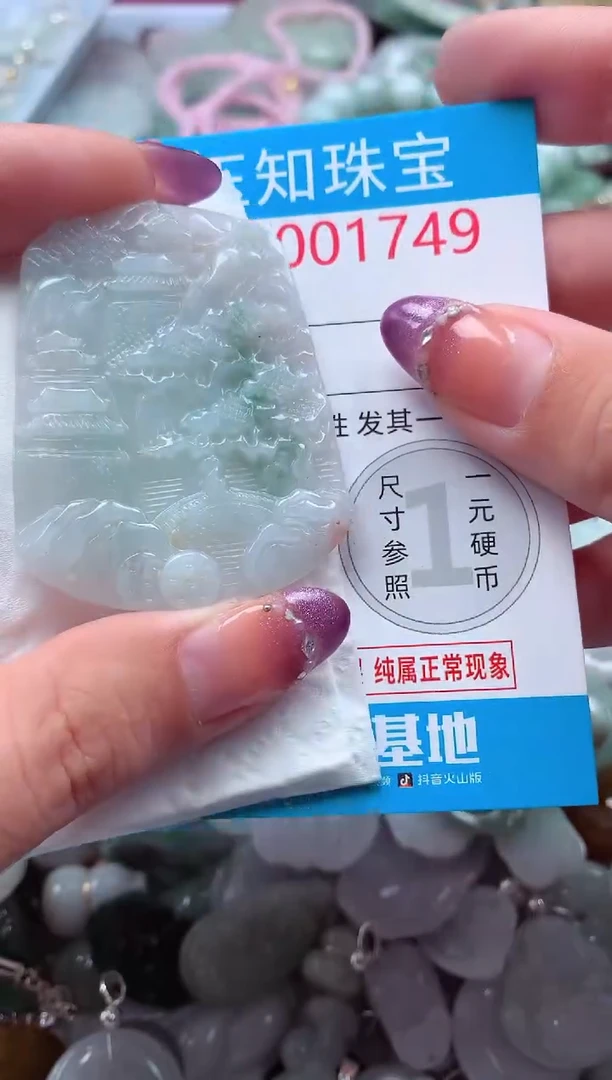 翡翠未镶嵌吊坠(不含链)1749