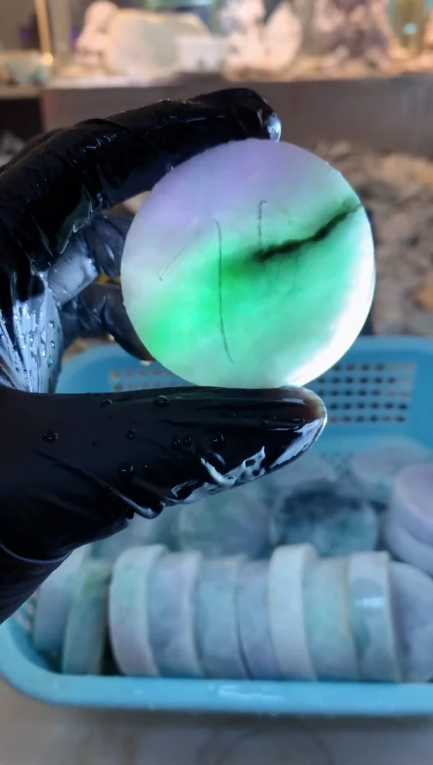 翡翠未镶嵌颈饰0朗0翡翠珠宝985随机发