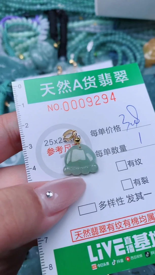 翡翠未镶嵌颈饰.0009294