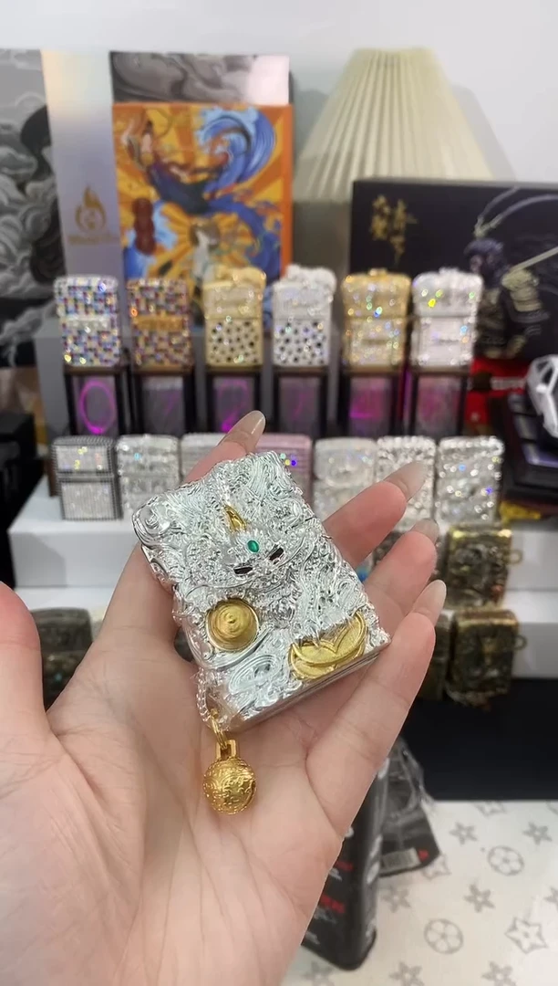 铜zippo银玉貔貅